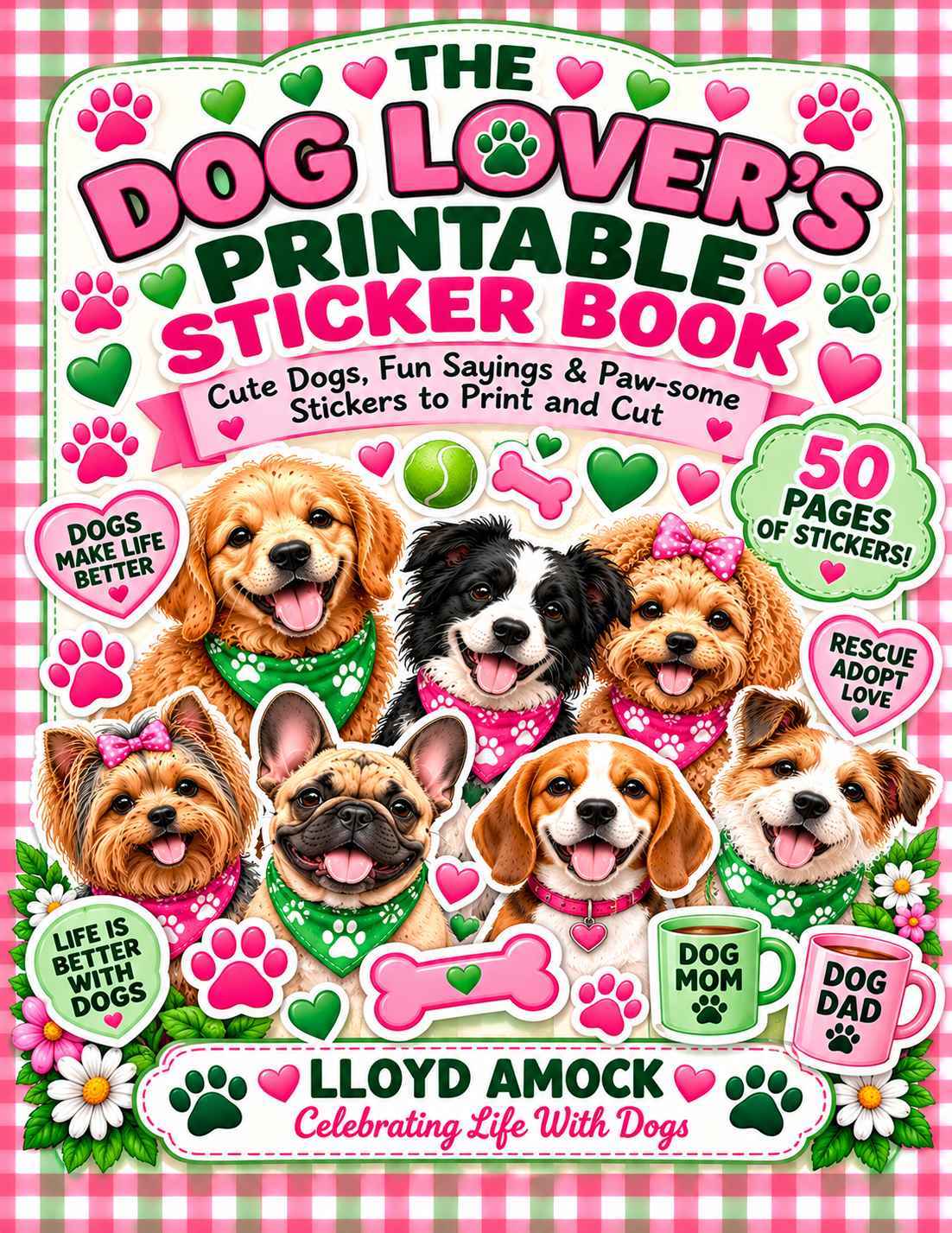 The Dog Lover's Printable Sticker Book