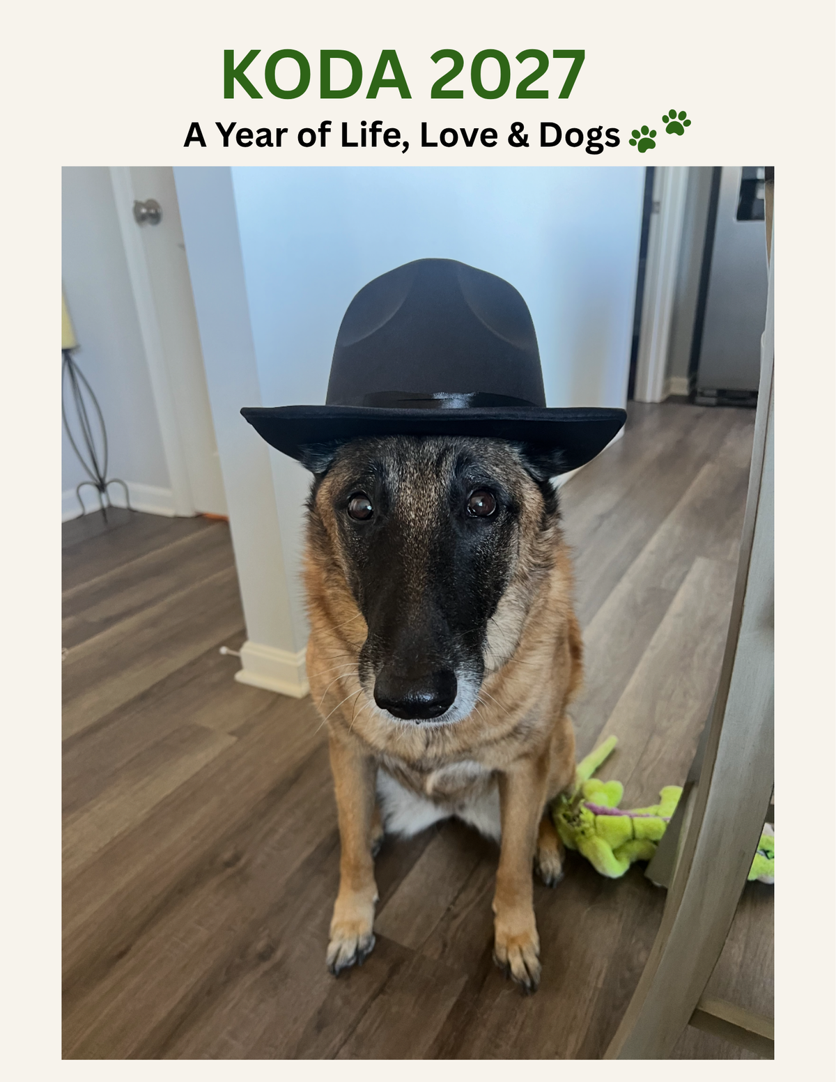 KODA 2027 | Printable Dog Calendar