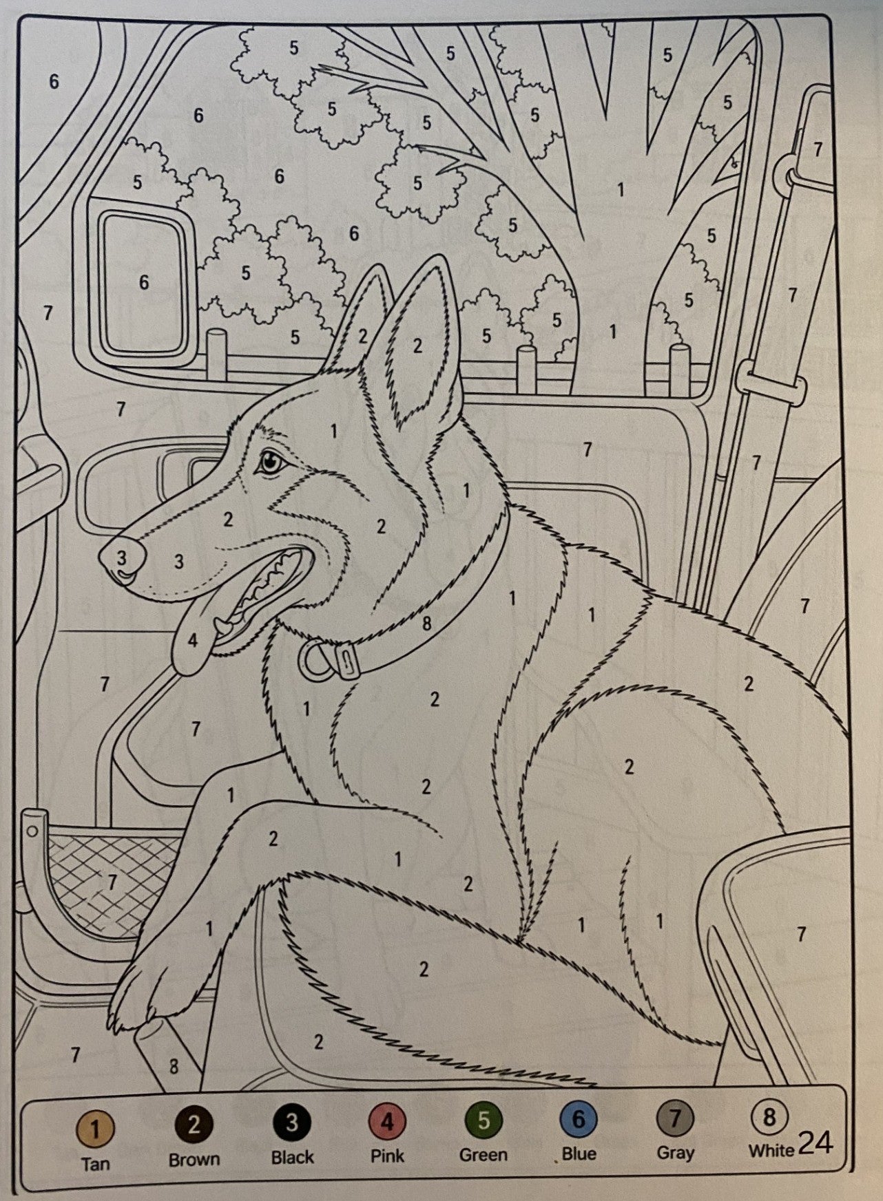 Koda’s Color-by-Number Adventures: A Dog Coloring Book — Digital Edition