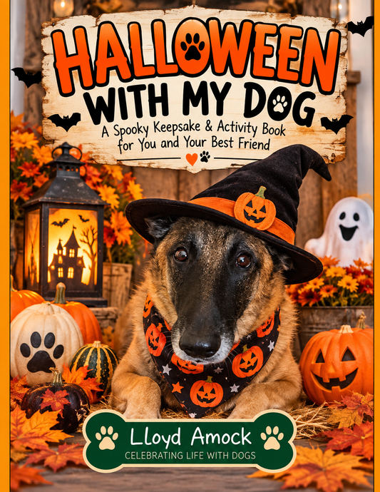 Halloween With My Dog | Printable Halloween Keepsake & Activity Book