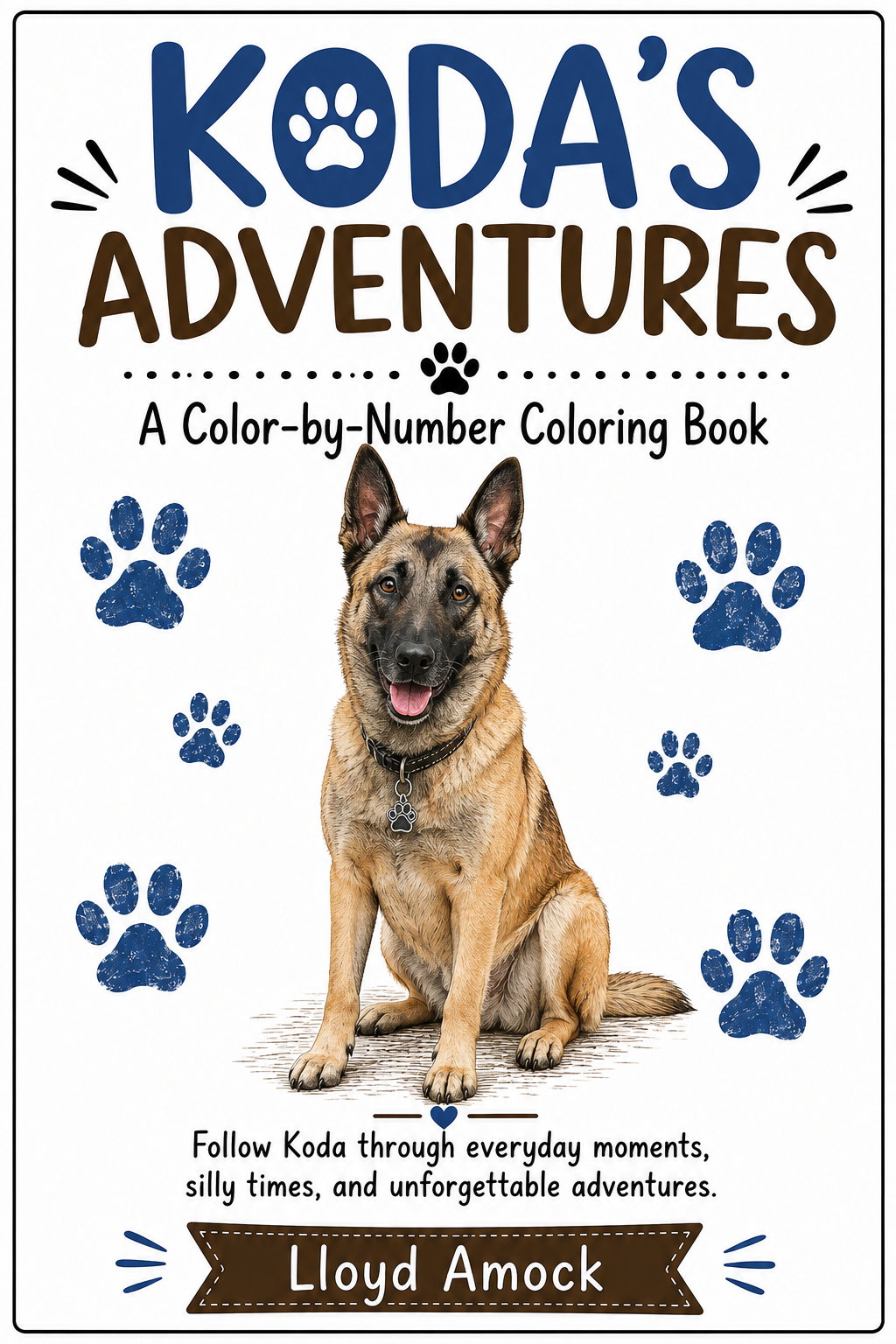Koda’s Color-by-Number Adventures: A Dog Coloring Book — Digital Edition