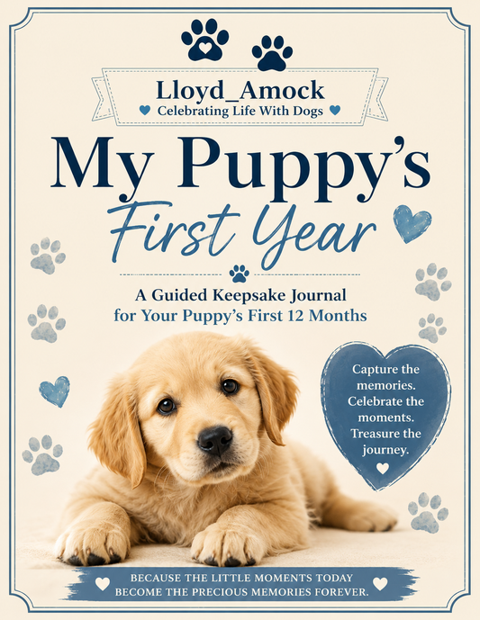 My Puppy’s First Year: A Guided Keepsake Journal for Your Puppy’s First 12 Months — Paperback Edition
