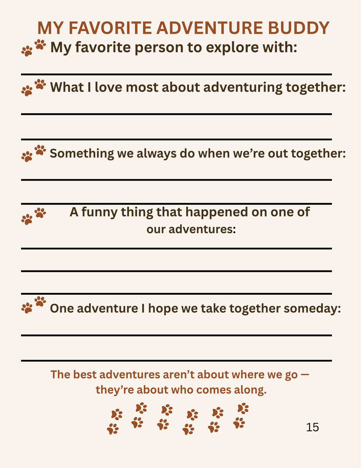 My Dog & Me: Our Adventures Together