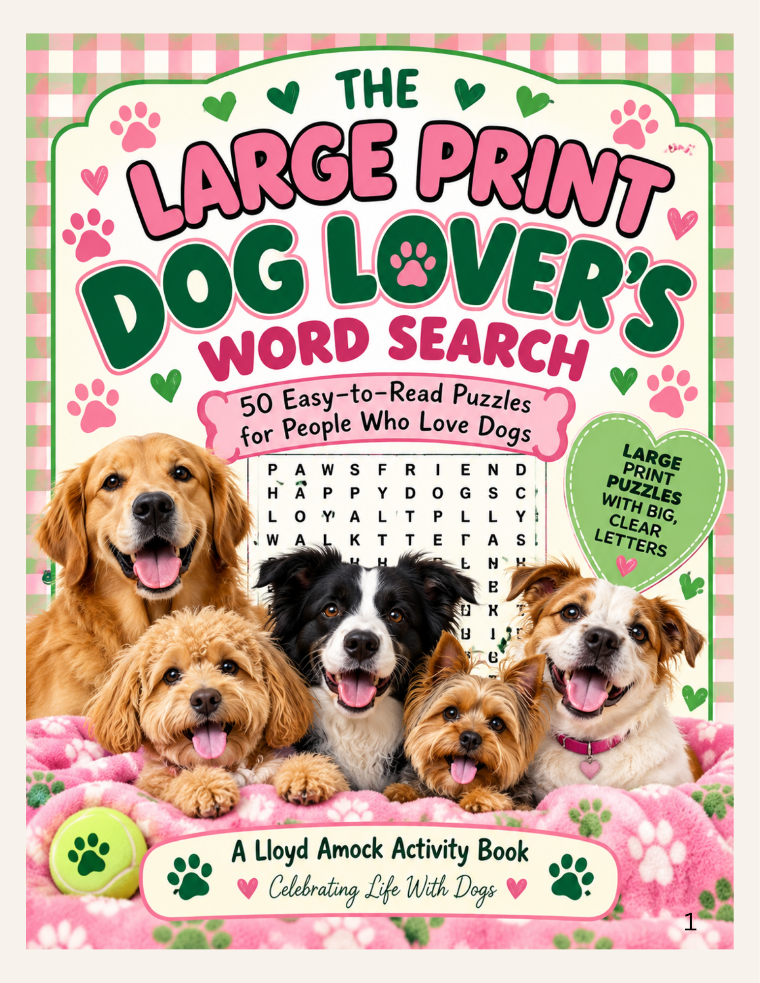 Large Print Dog Word Search – 50 Puzzles for Dog Lovers – Lloyd_Amock