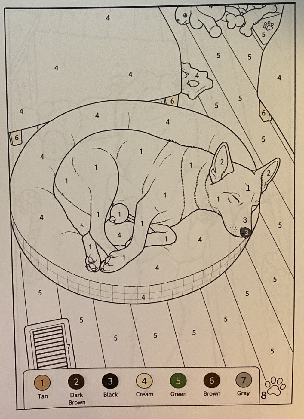 Koda’s Color-by-Number Adventures: A Dog Coloring Book — Digital Edition
